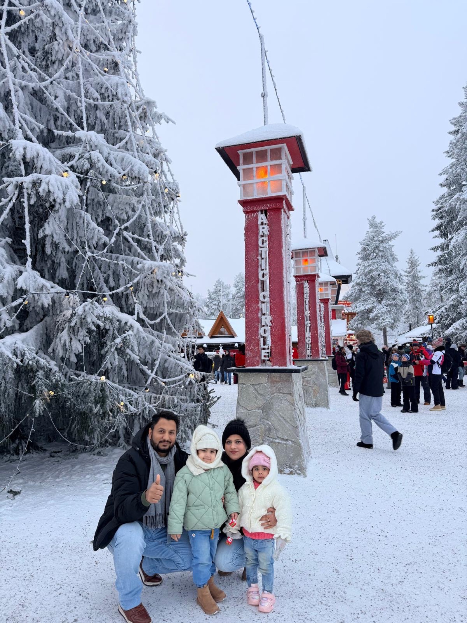 Santa Claus Village tour from Ruka and Rovaniemi cross the Arctic Circle