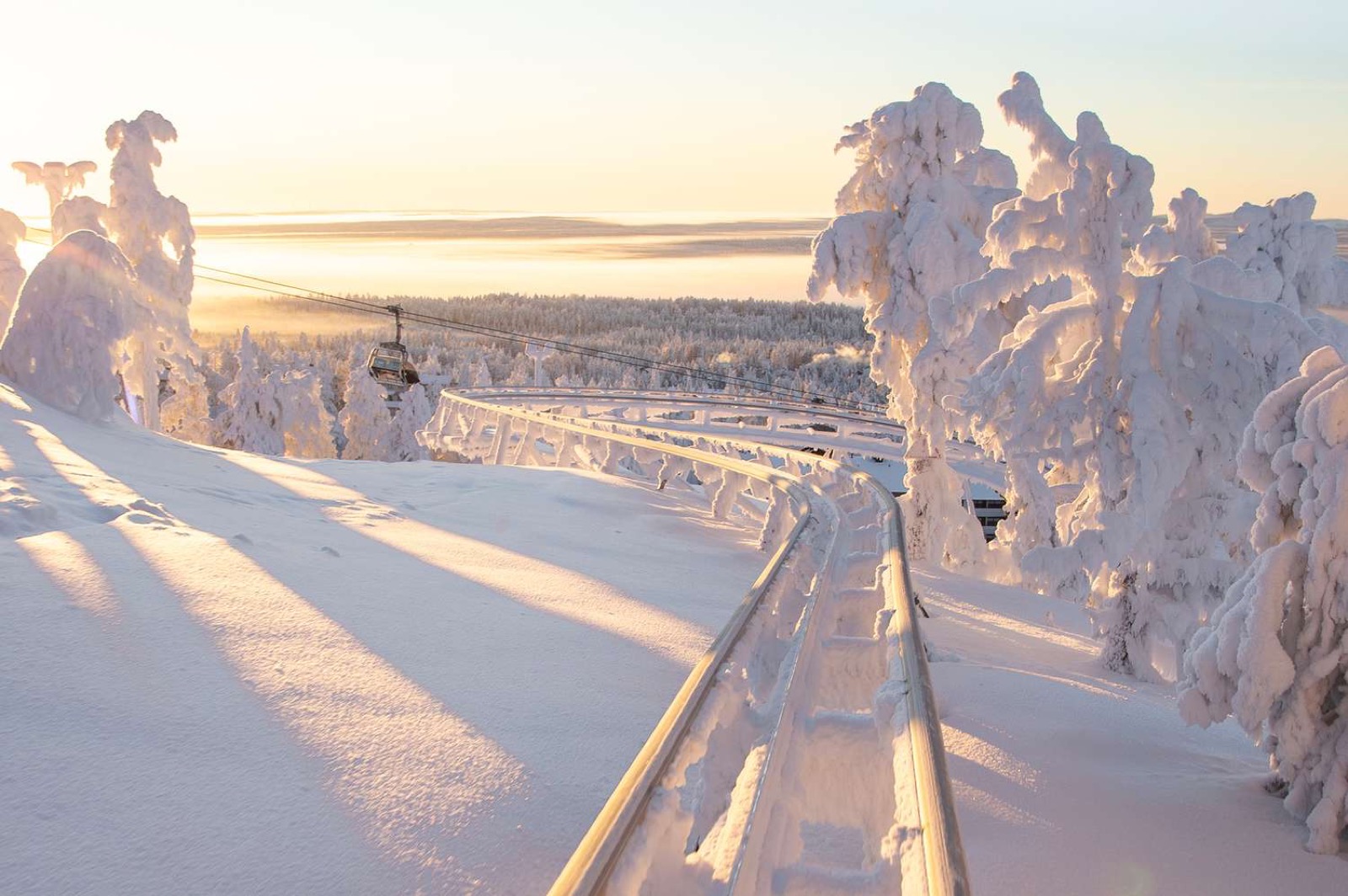 Von Ruka nach Ivalo im Winter (Transfer, Bus & Optionen)